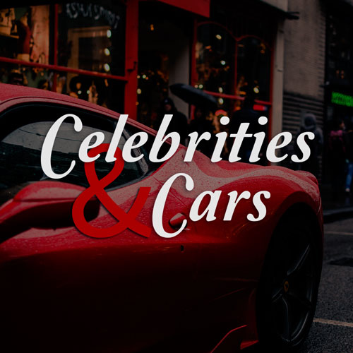 celebrities and cars